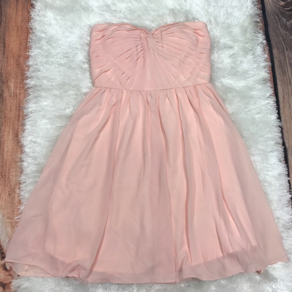 Ladies Minuet Pastel Pink Front Twist Dress