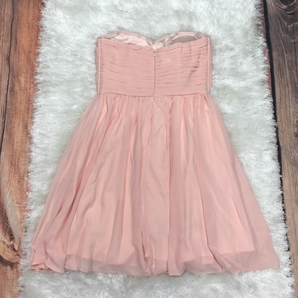 Ladies Minuet Pastel Pink Front Twist Dress - Picture 5 of 7