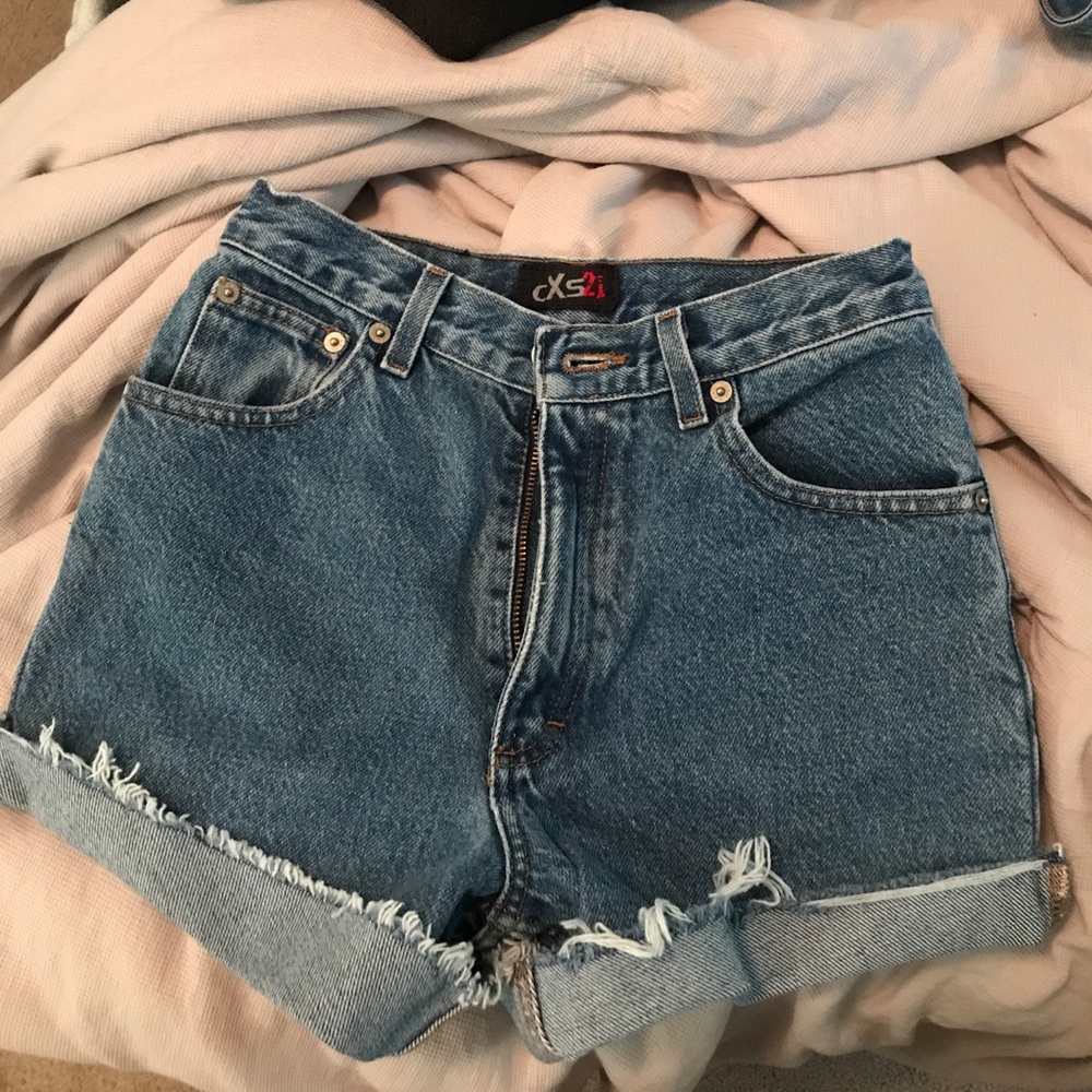 High waisted shorts