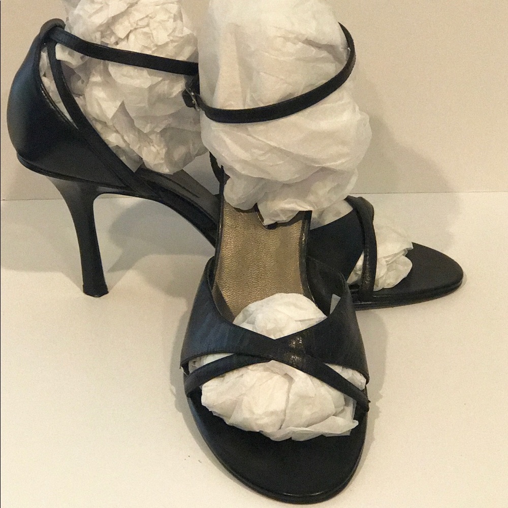 Nine West Black Ankle Dress Heels - Size 8