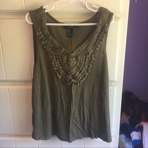 Olive green F21 tank