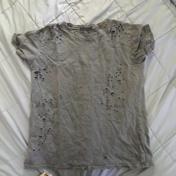 Set of 3 Brandy Melville Distressed Tees - Picture 5 of 5