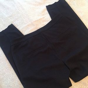 Small Navy Polka-dot Dress Pants