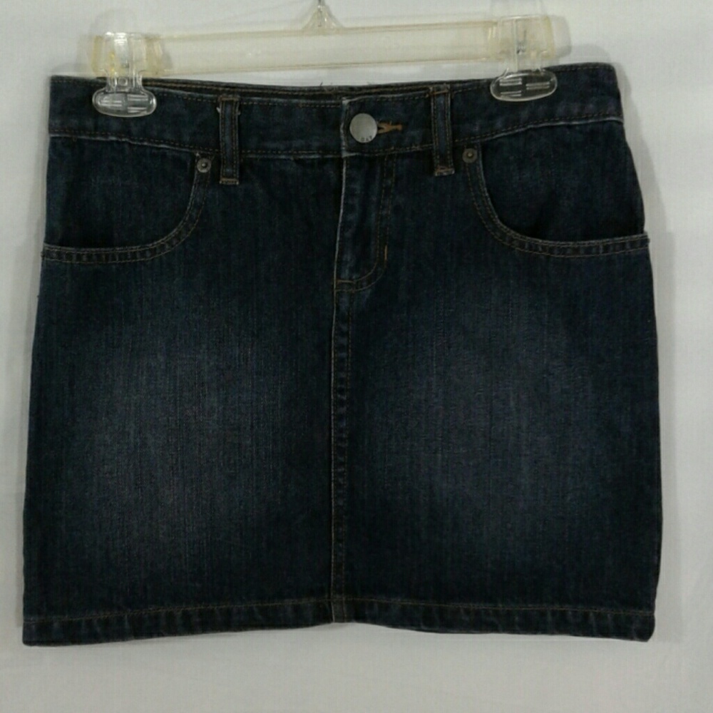 Gap denim mini skirt size 1 straight