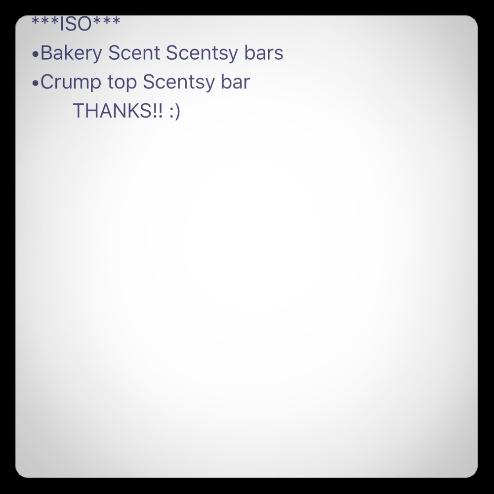 Hoping to find some scentsy.