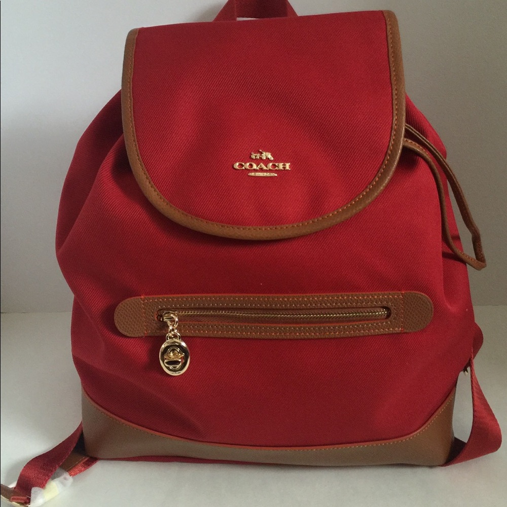 New! COACH SAWYER BACKPACK IN CANVAS  F37240