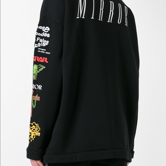 Off White Printed Sleeve Sweatshirt Brand New - Picture 3 of 6