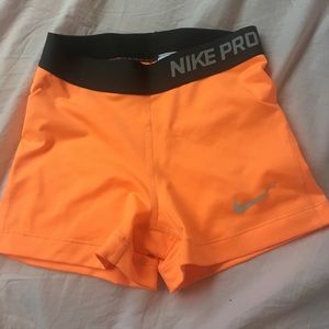 Orange Nike Pro