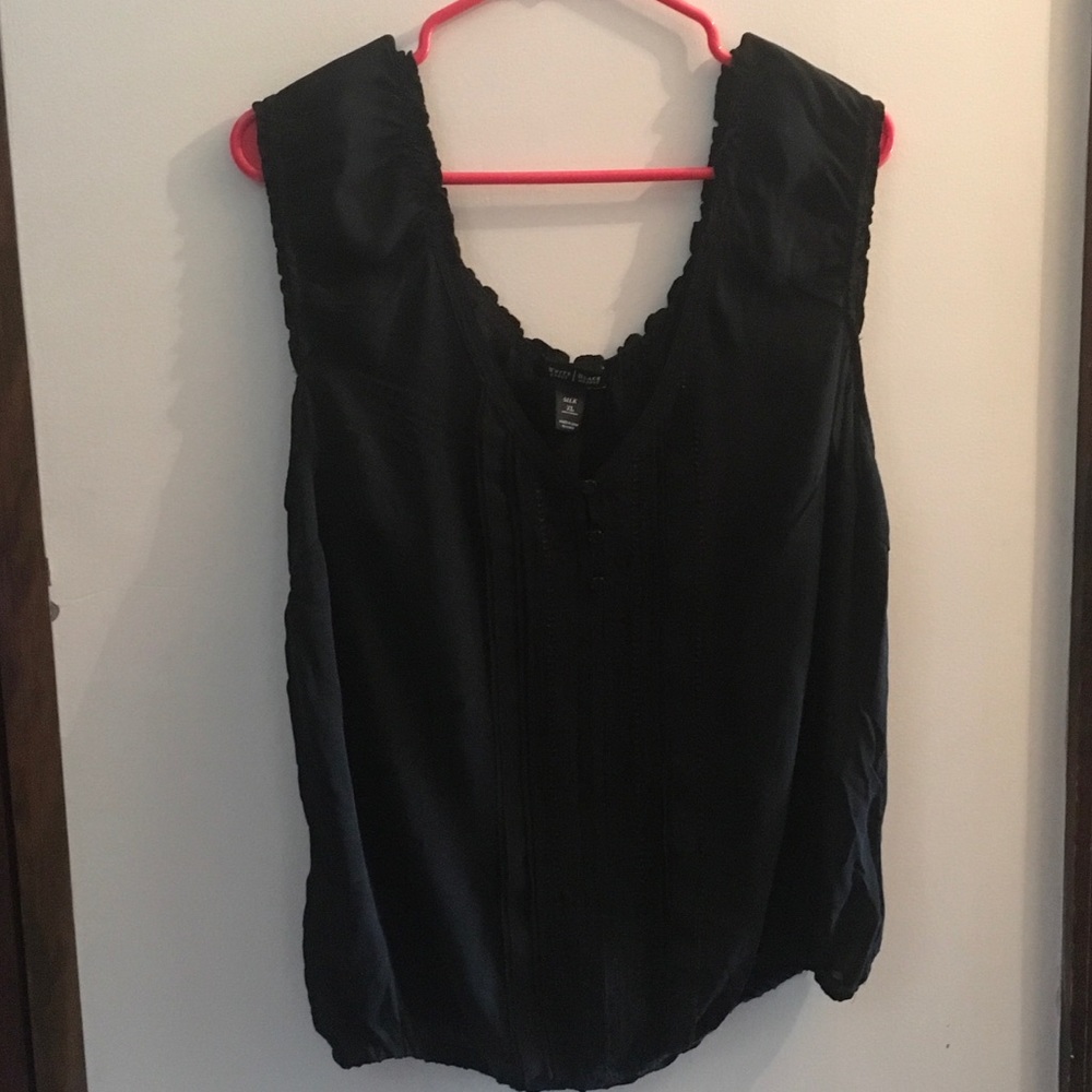 White House Black Market SILK Top
