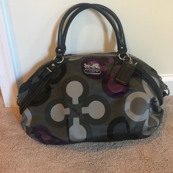 Authentic Coach Large Satchel satin bag - Picture 2 of 7