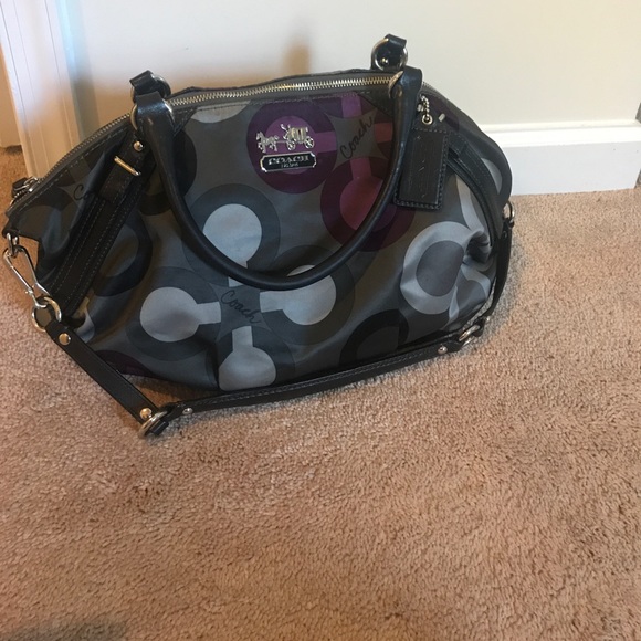 Authentic Coach Large Satchel satin bag - Picture 3 of 7