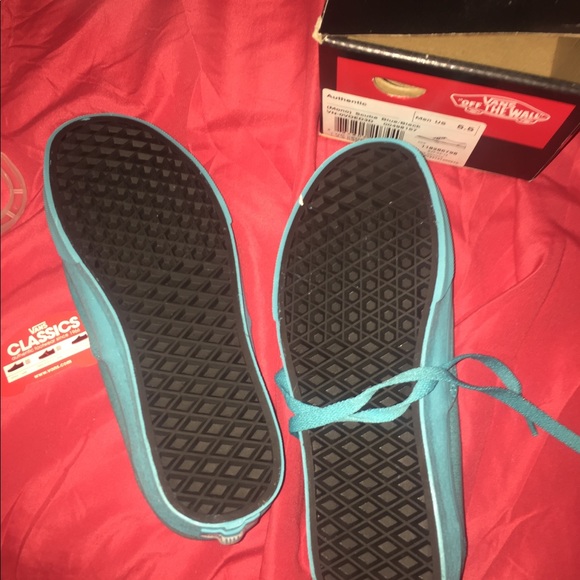 Blue Vans - Men's 5.5/ Women's 7 - Picture 4 of 5