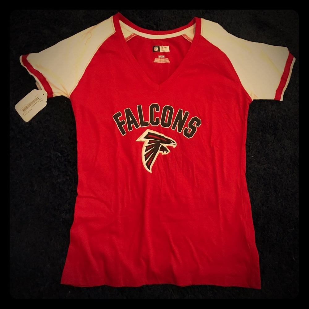 NFL Atlanta Falcons red white shirt S