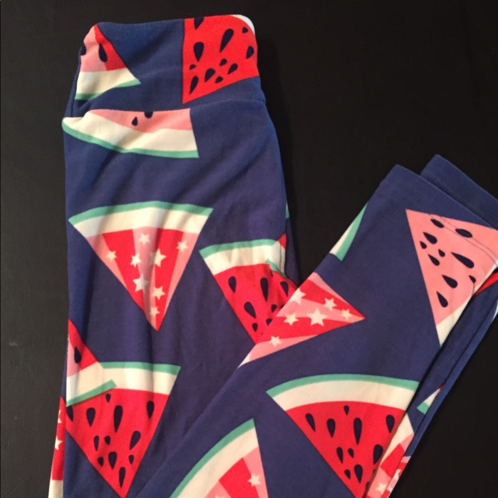 Lularoe Tween Leggings🍉Americana Watermelon 🍉