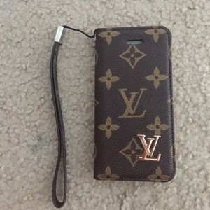 Faux Louis Vuitton wristlet