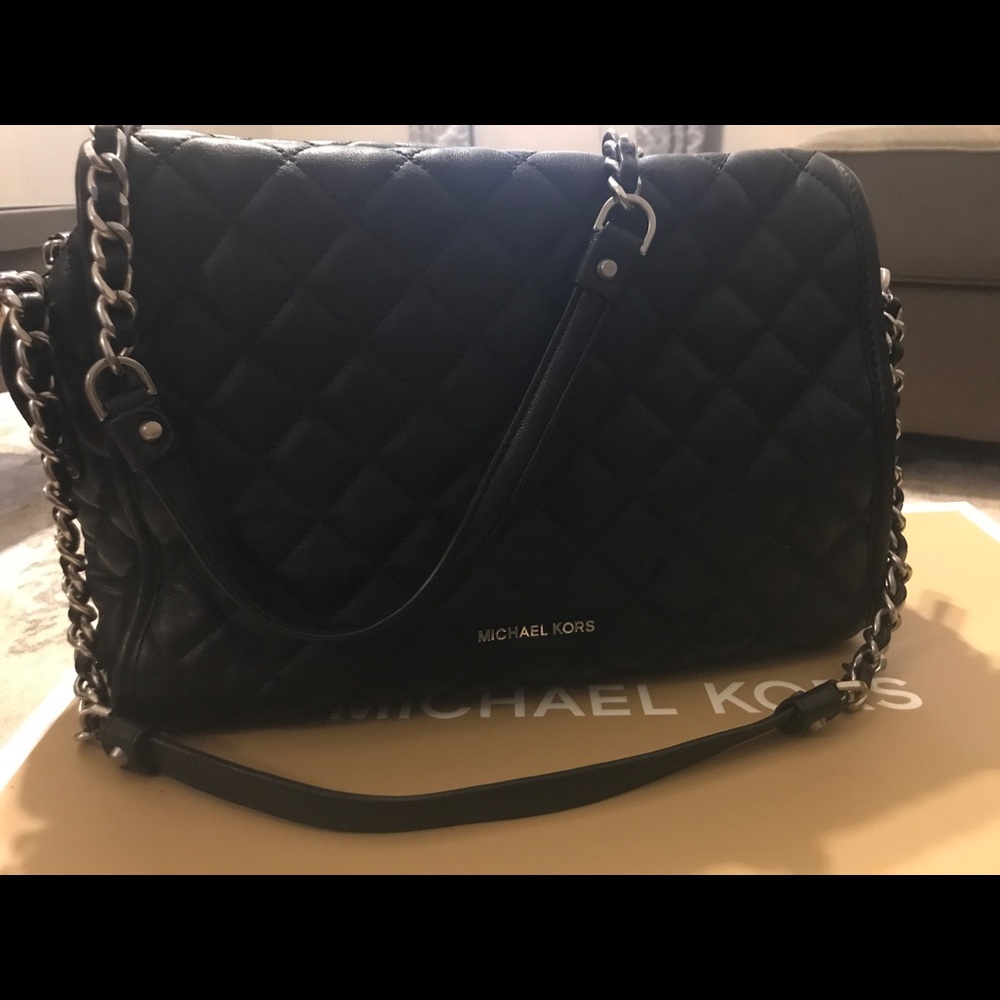 SALE!! Michael Kors Quilted Black