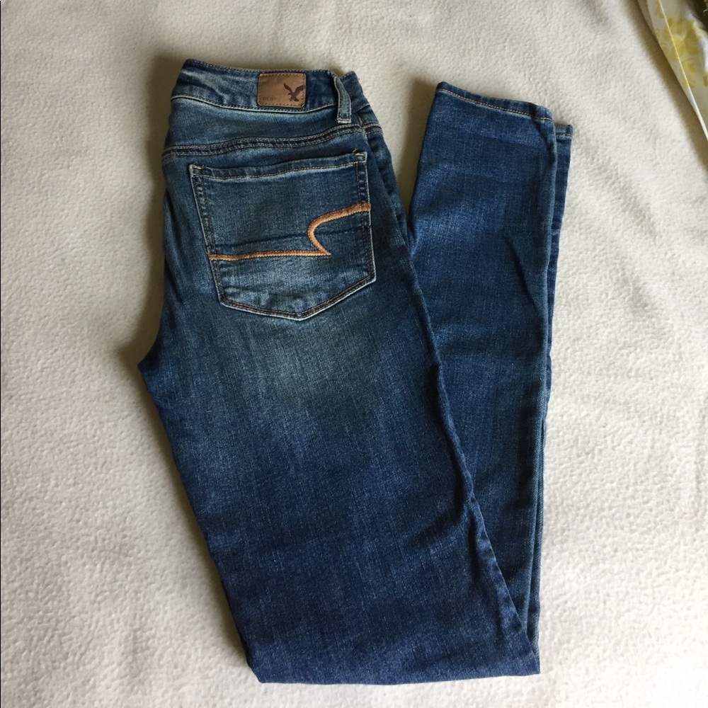 american eagle hi-rise jeans
