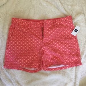 Gap Kid's Pink Coral Polka Dot Shorts Size 12 Plus