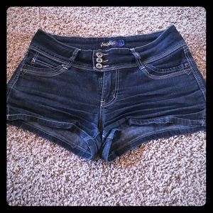 Dark Denim Shorts