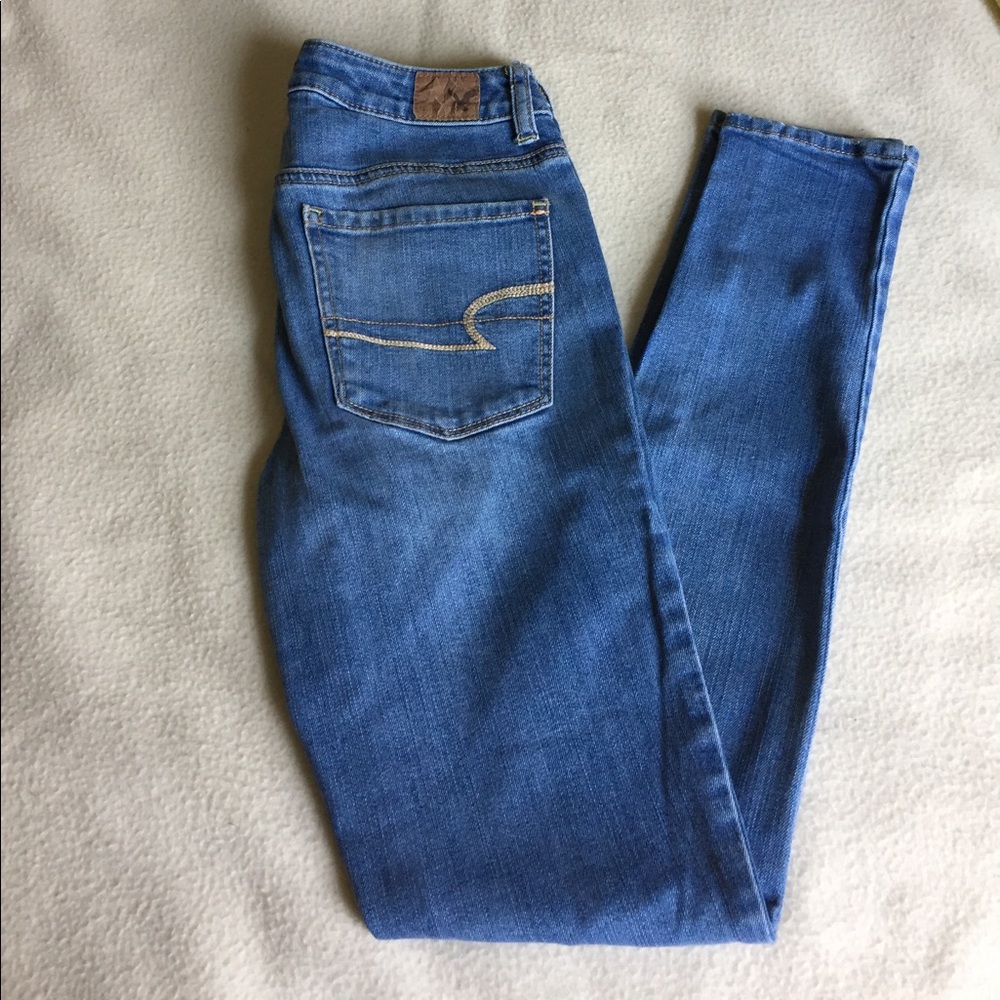 american eagle hi-rise jeans