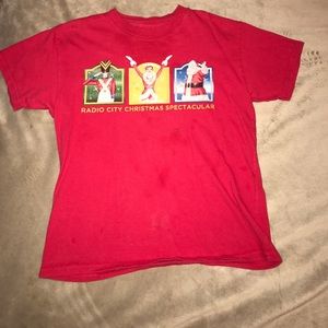 red radio city rockets Christmas shirt