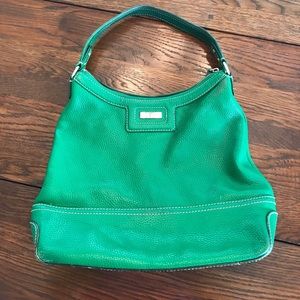 Kate Spade Kelly Green Leather Hobo Bag