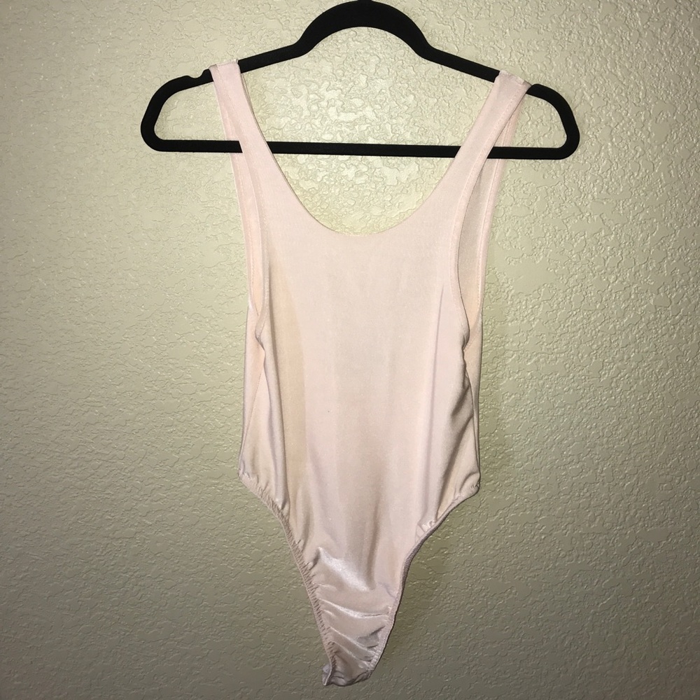 Missguided Pink/Nude Bodysuit