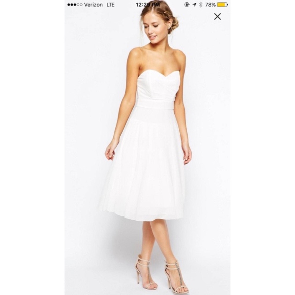 White Midi Dress