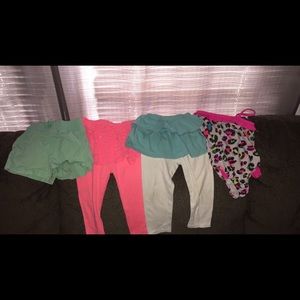 Girls 24 month bottoms and a bathing suit