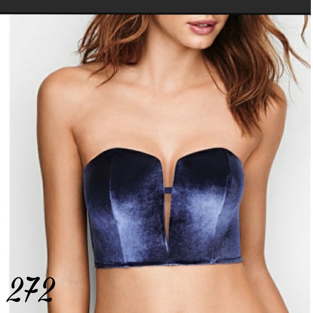 Victoria's Secret velvet corset