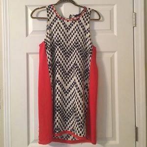 Geometric print dress THML brand. Like new!