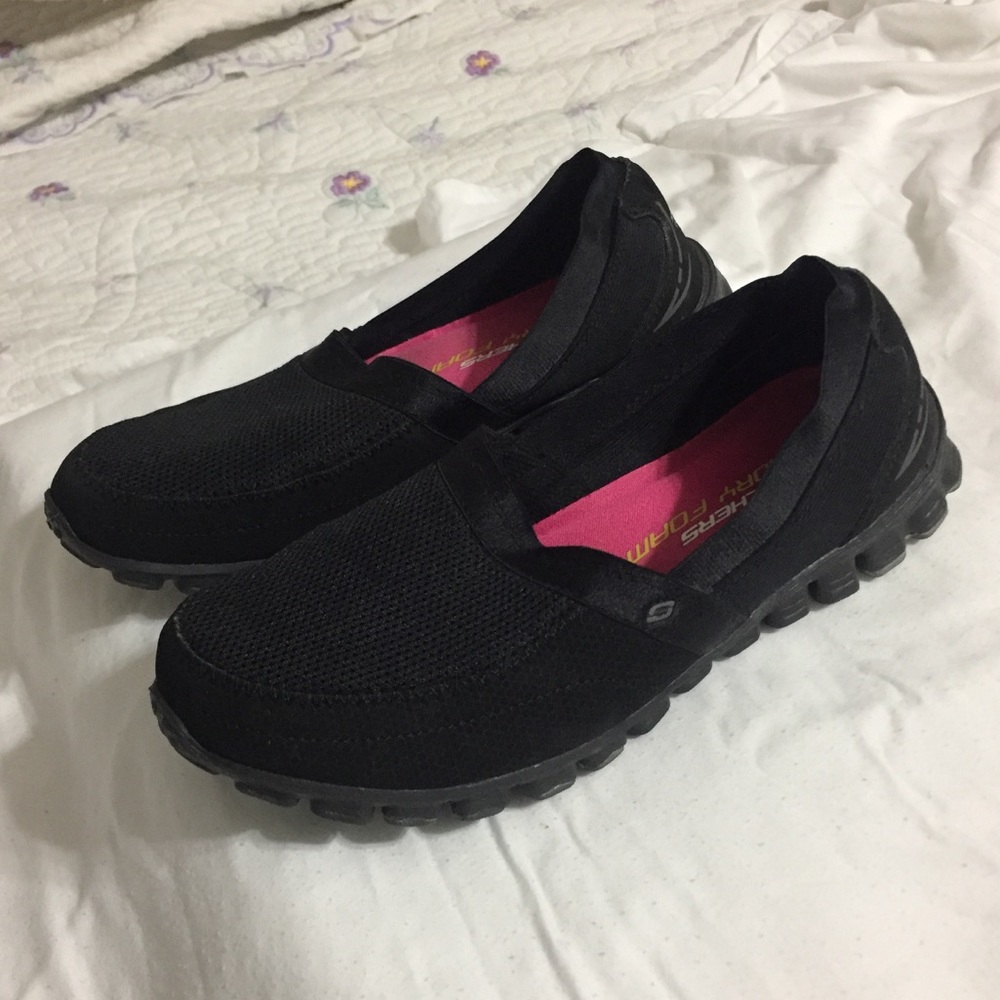 Skechers lightweight memory foam shoes.
