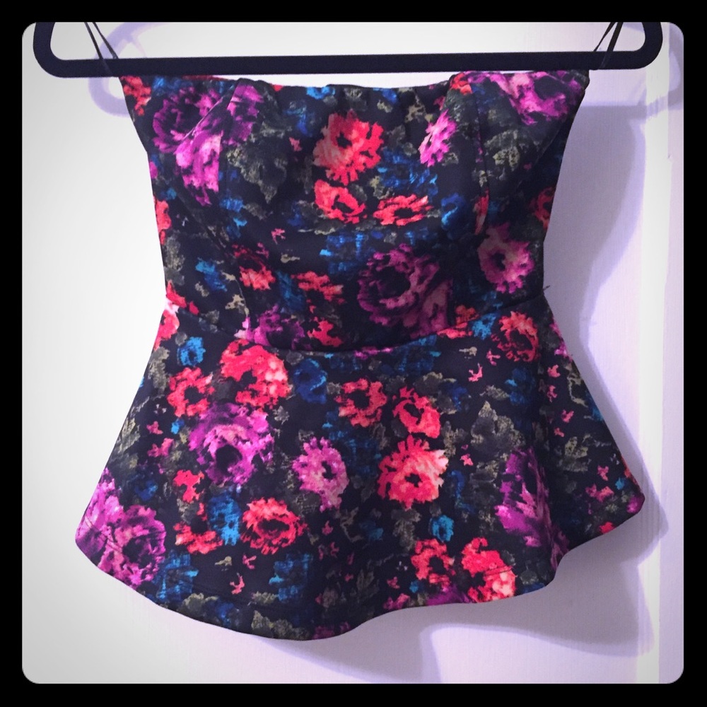 Flowery Tube top
