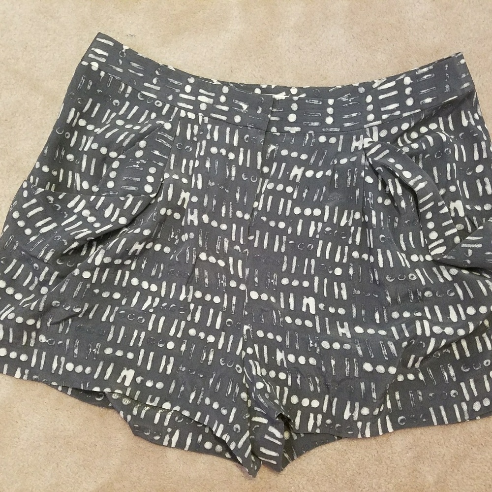 J. Crew silk pocketed shorts