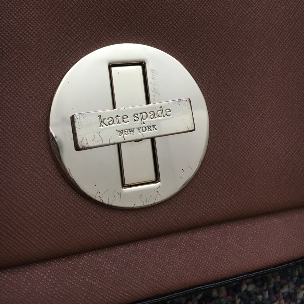 Small tan/camel Kate Spade crossbody bag - Picture 2 of 3