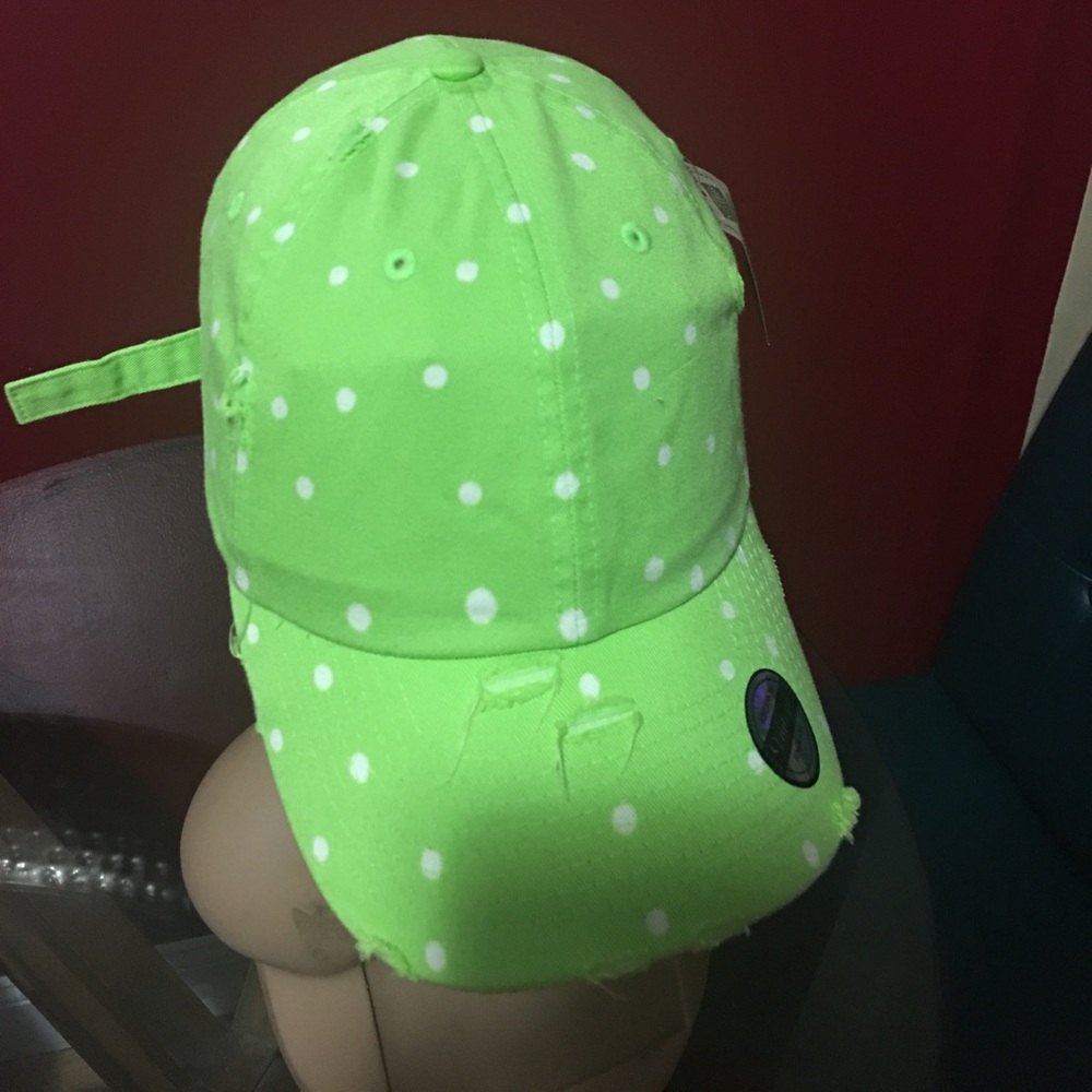 Custom made daddy  hat wit pocker dots