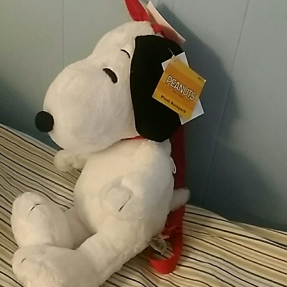 Snoopy Plush Backpack NWT