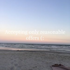 Feel free to send me an offer (: