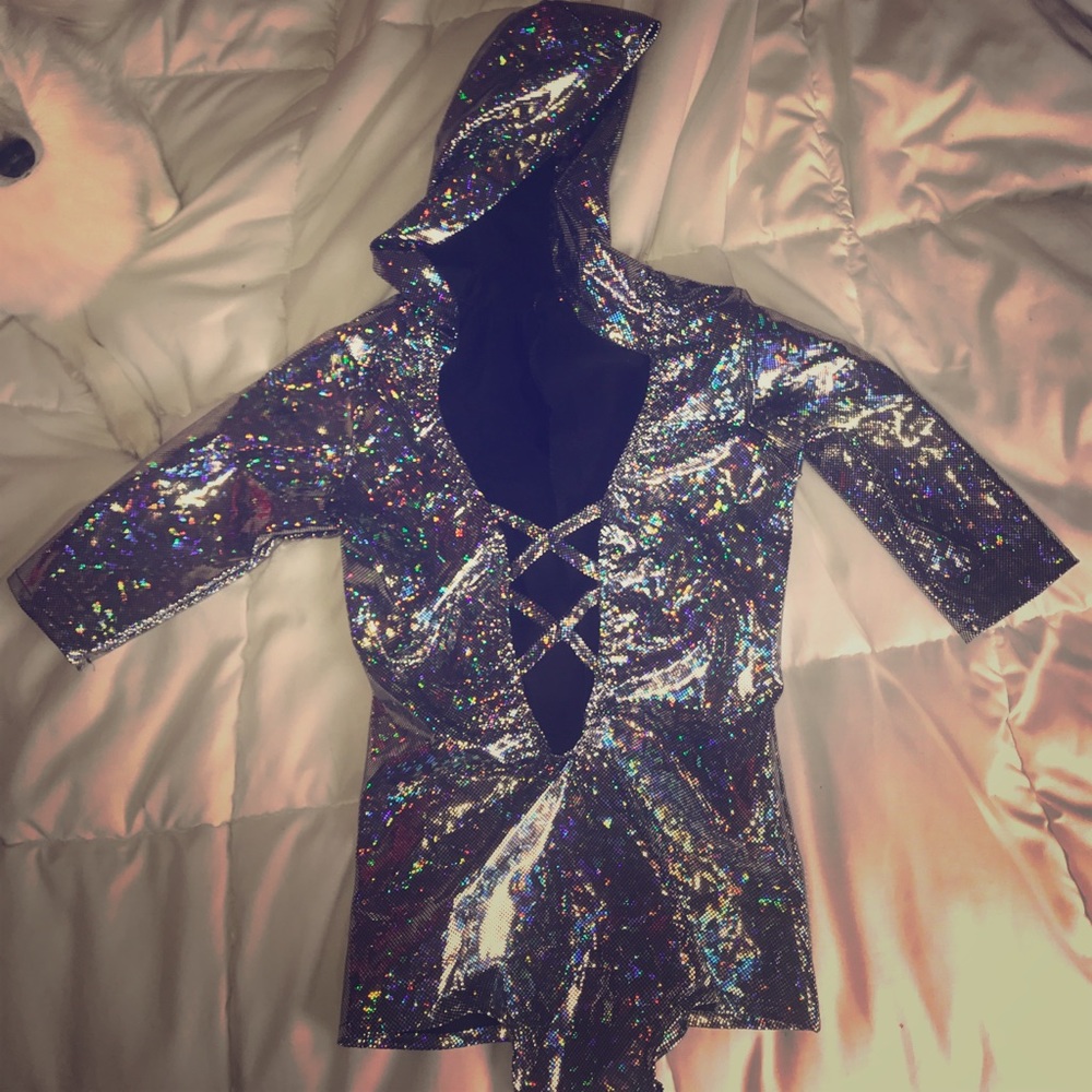 ✨Sparkly Cute Rave Onesie w/ Hoodie✨
