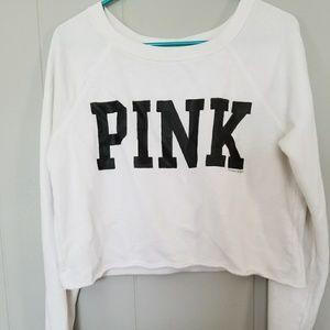 PINK crop top sweater