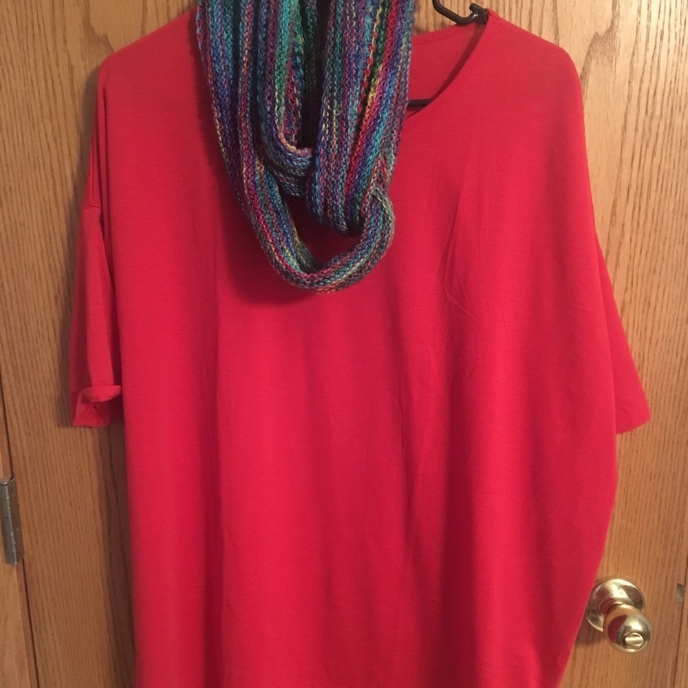 LuLaRoe LLR Irma Top Res Cotton Medium M