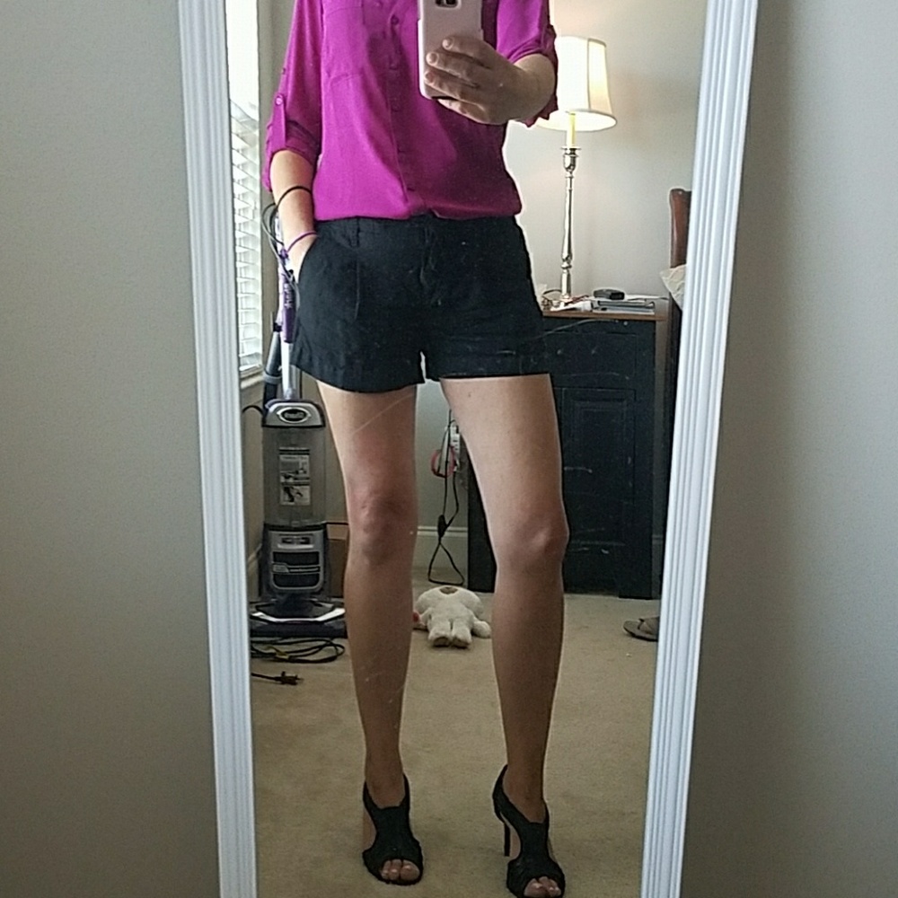 Lou & Grey by Ann Taylor Loft black shorts