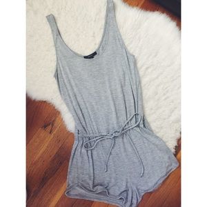 Gray romper