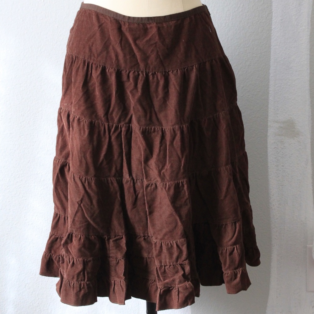 Long Brown Skirt