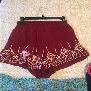 High waisted shorts