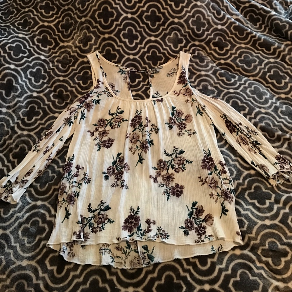 Charolette Russe flower print shirt