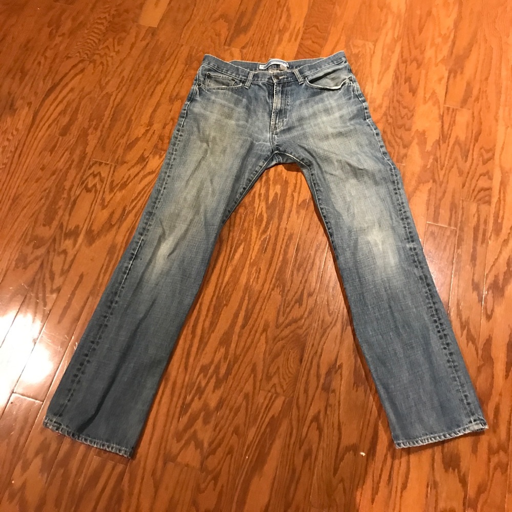 Distressed GAP jeans