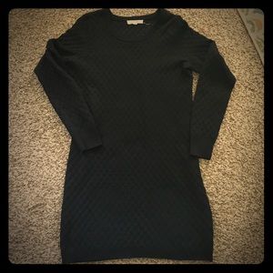 Black sweater dress