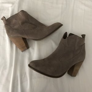 beige booties