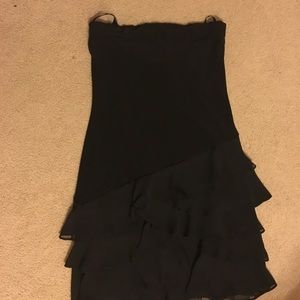 White House Black Market---Strapless Black Dress